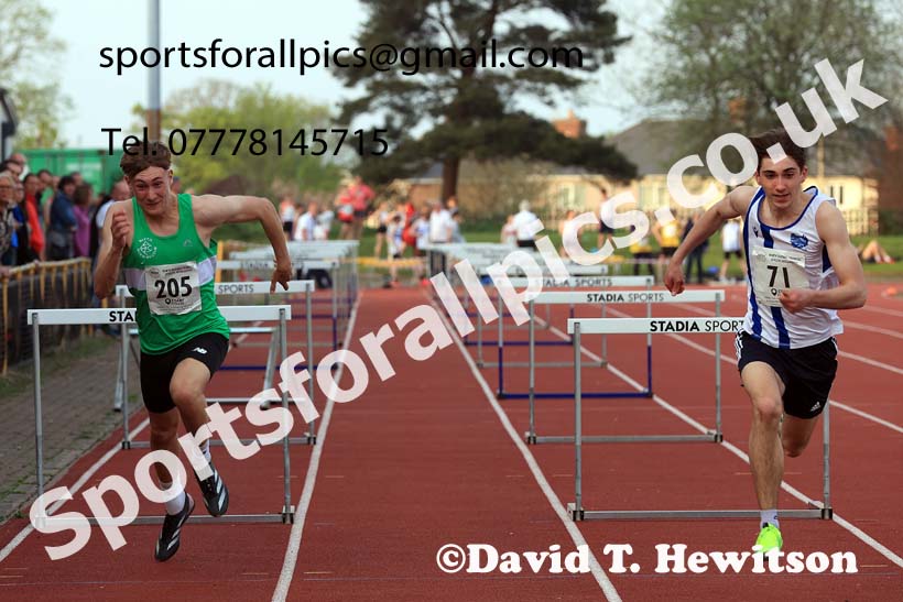 The 150 metres, 2025 NEGP No. 1, Monkton Stadium, Jarrow. Photo: David T. Hewitson/Sports for All Pics
